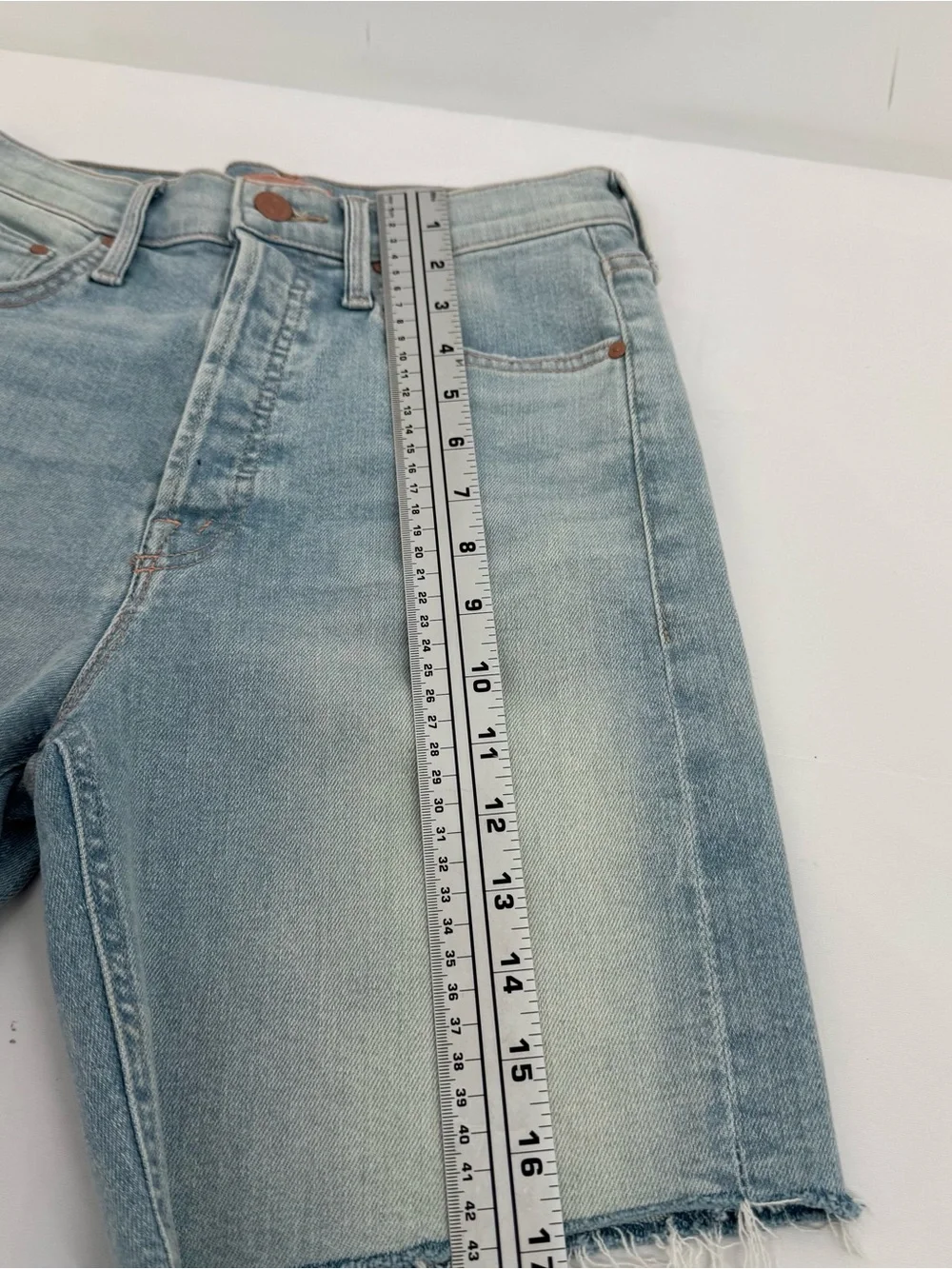 Mother Size 25 Denim the tripper cutoff fray Jean shorts Lots Of Free Hugs